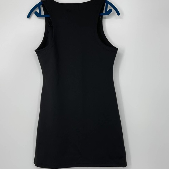 SEEK THE LABEL BLACK FIGURE FLATTERING FORM FITTING SLEEVELESS DRESS MEDIUM - Picture 2 of 3